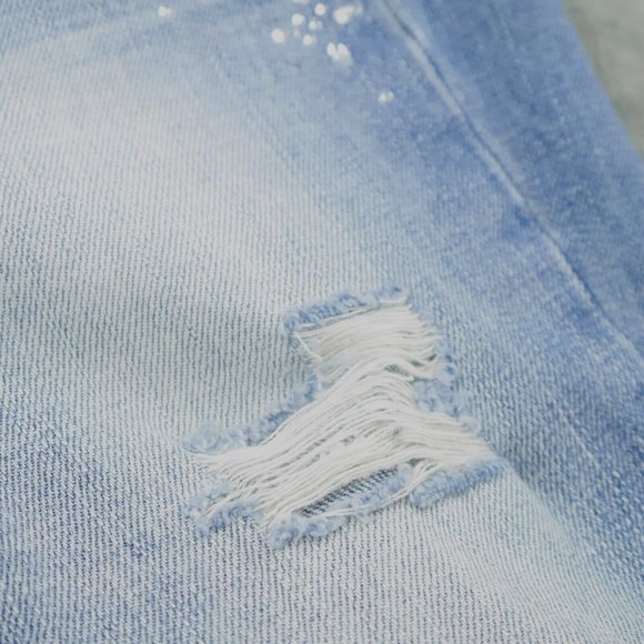 NEW HOLLISTER California SKINNY JEGGINGS Blue Distressed Rhinestones 23x31 NWOT - Picture 12 of 12